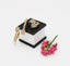 A ring set with a bracelet made of zircon stones