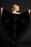 Silk Velvet Handmade Embossed Shawl