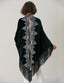 Silk Velvet Handmade Embossed Shawl