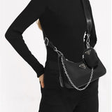 Modern Crossbody bag for women and Removable nylon Small bag