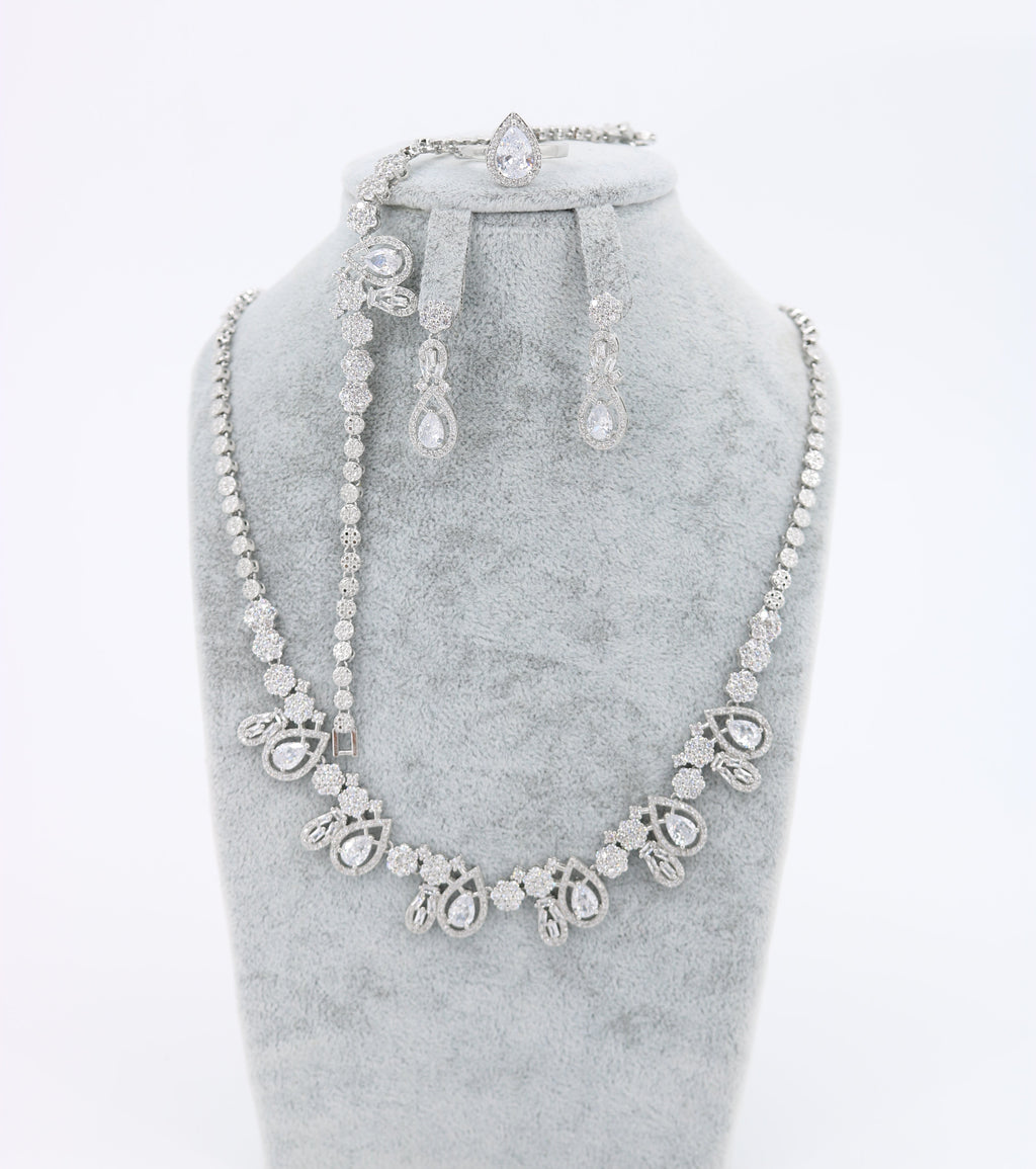 Earrings, Necklace & Bracelet