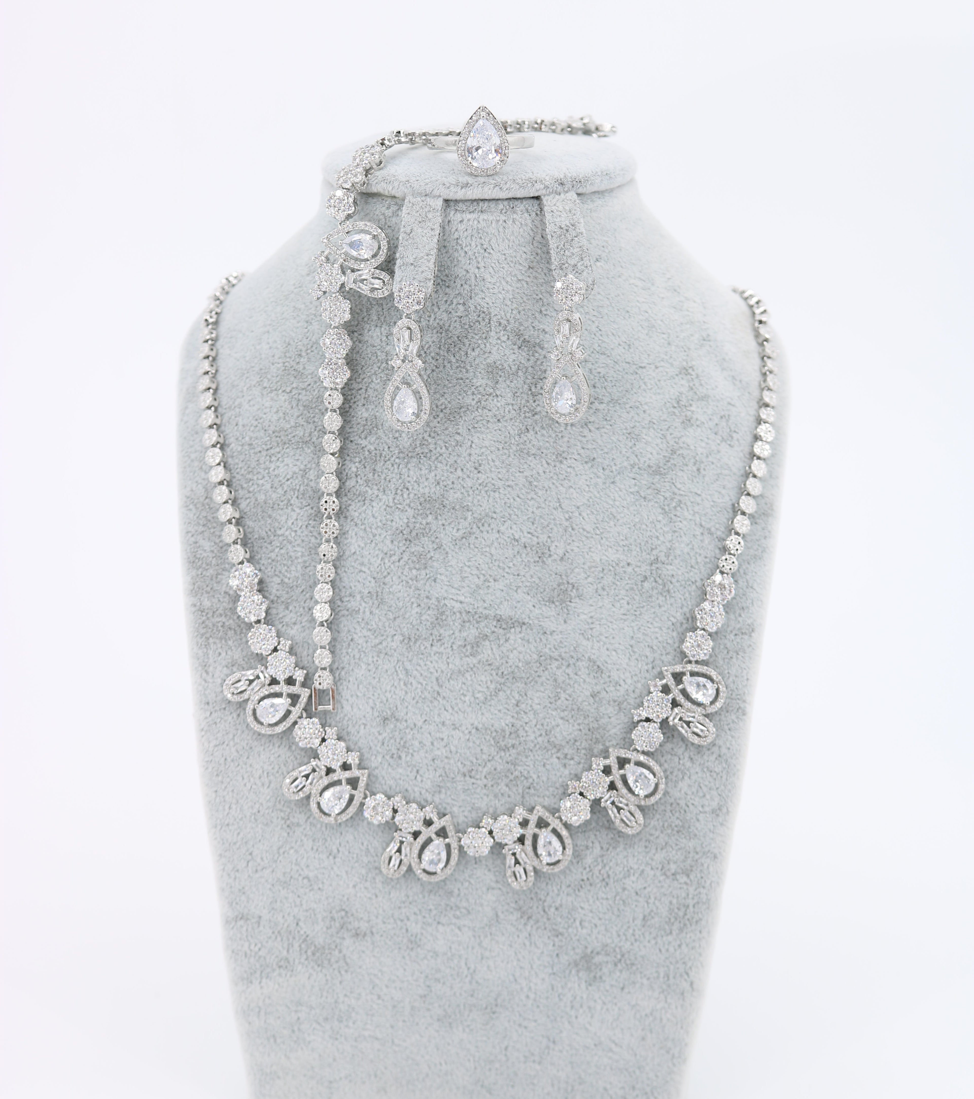 Earrings, Necklace & Bracelet