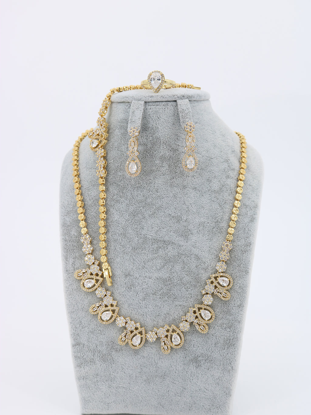 Earrings, Necklace & Bracelet