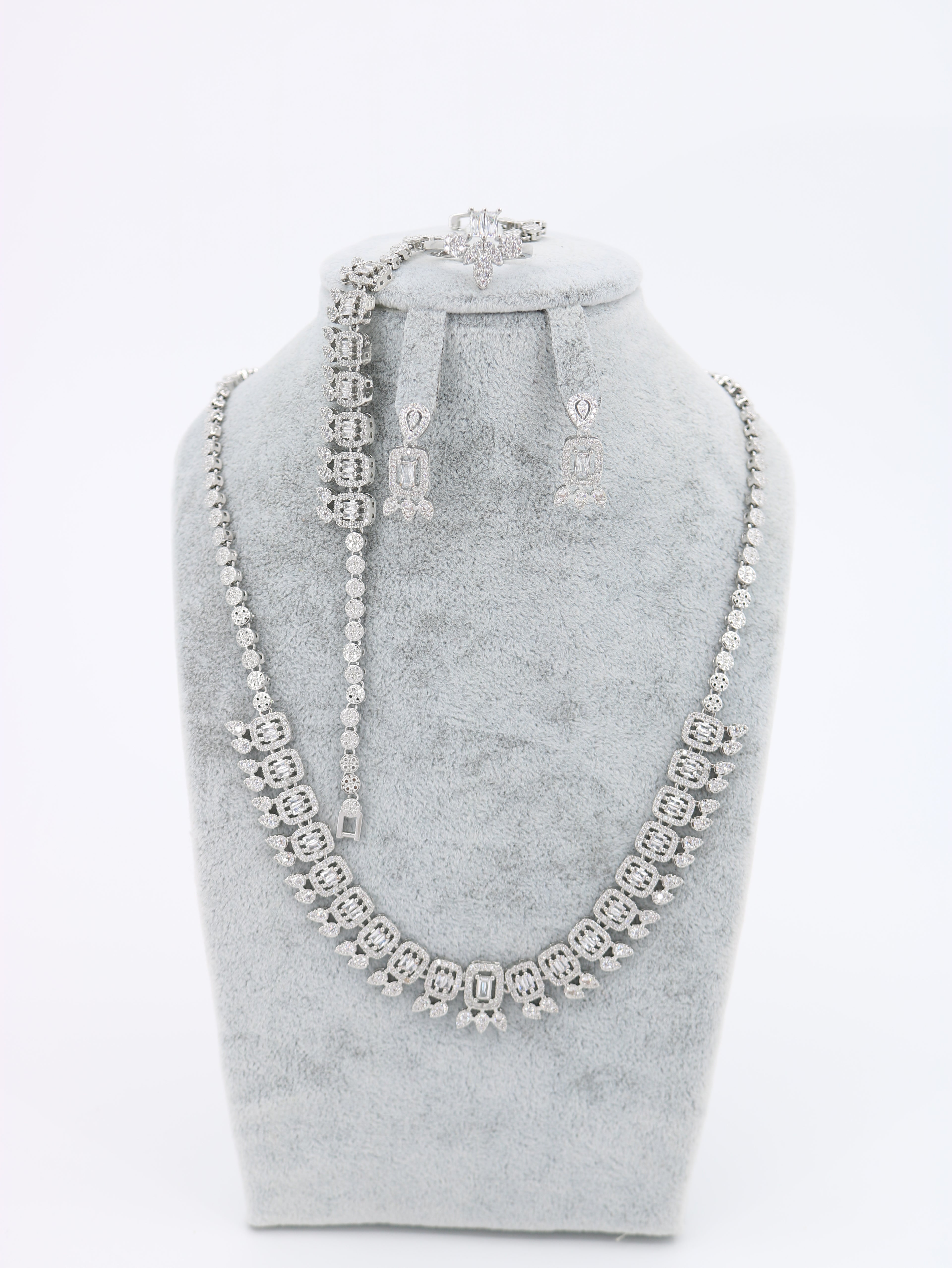 Earrings, Necklace & Bracelet