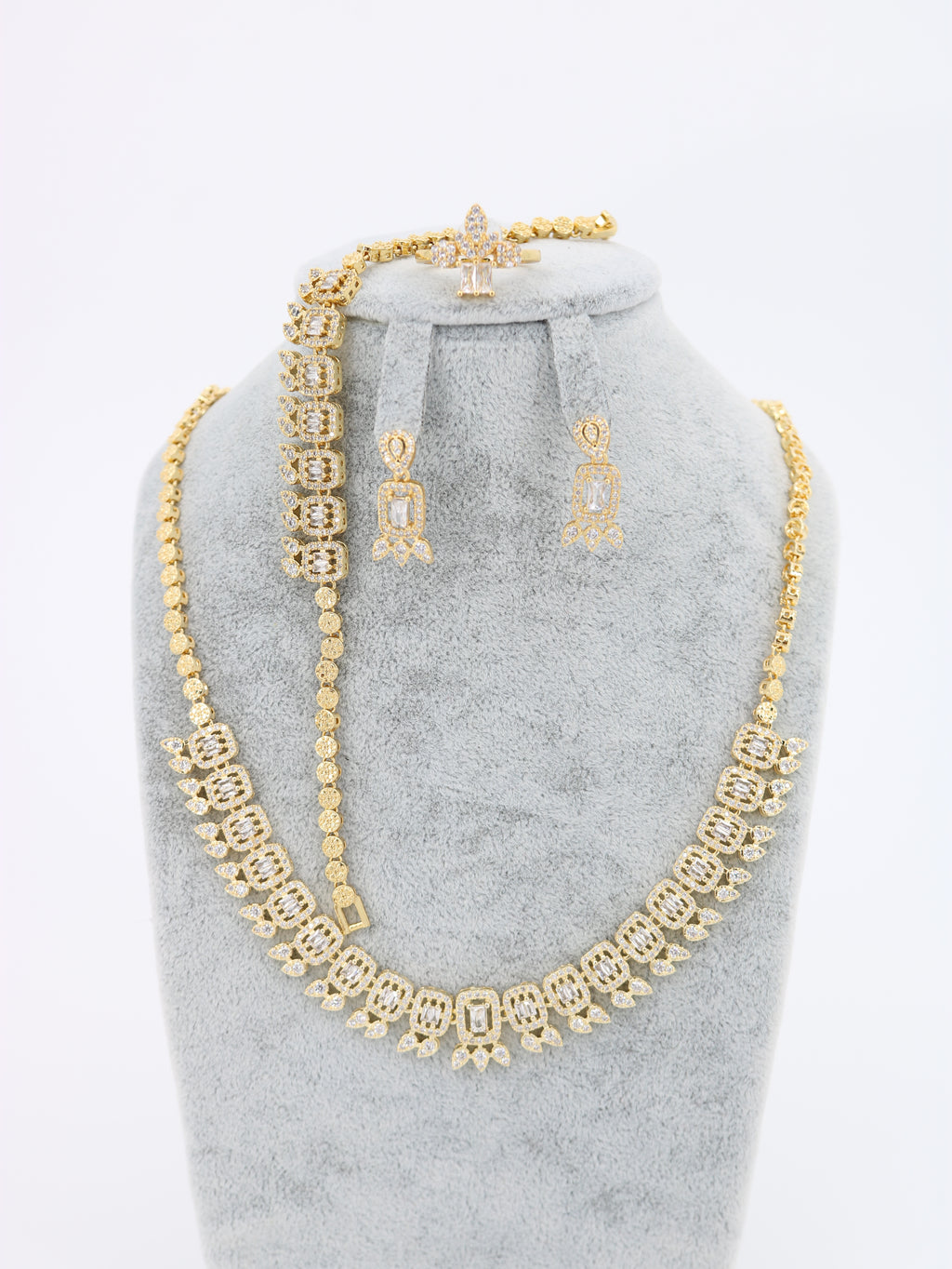 Earrings, Necklace & Bracelet