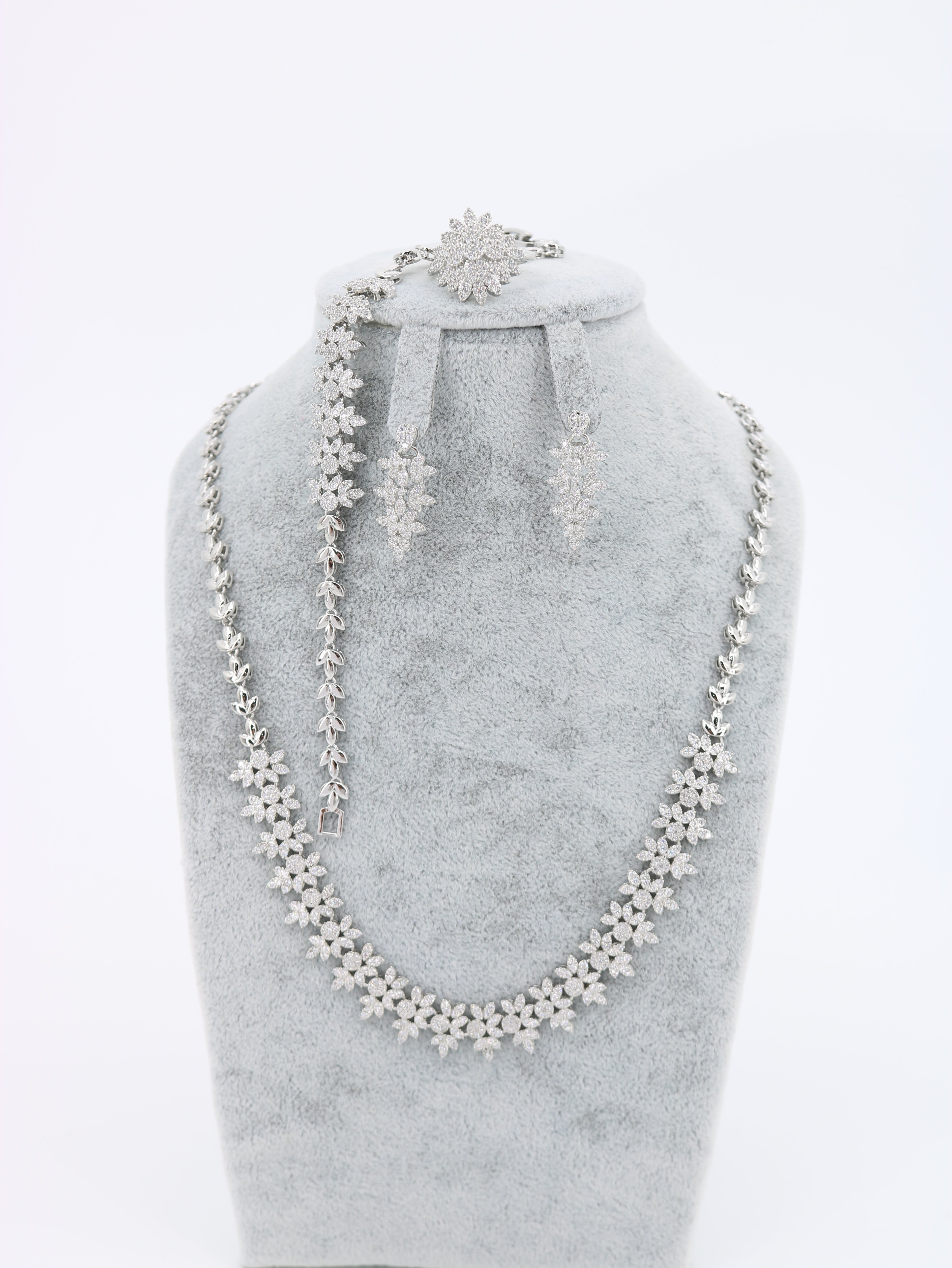 Earrings, Necklace & Bracelet