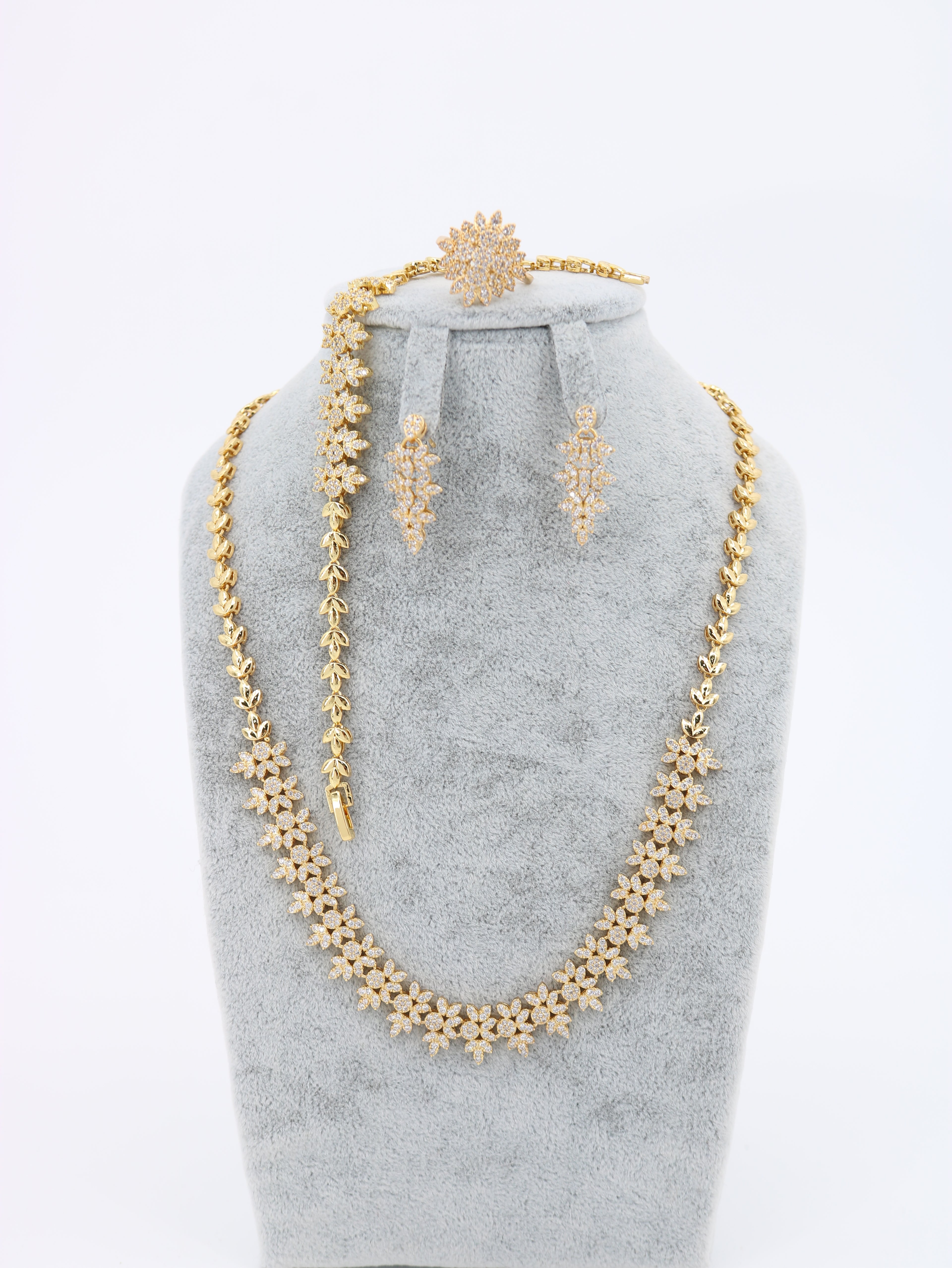 Earrings, Necklace & Bracelet
