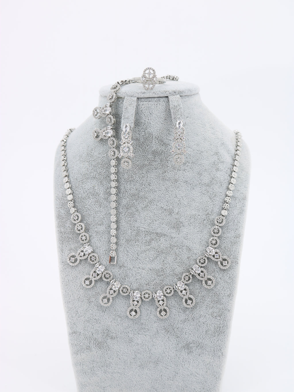 Earrings, Necklace & Bracelet