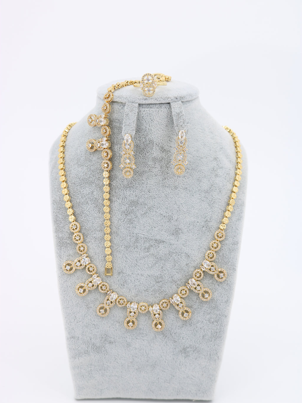 Earrings, Necklace & Bracelet
