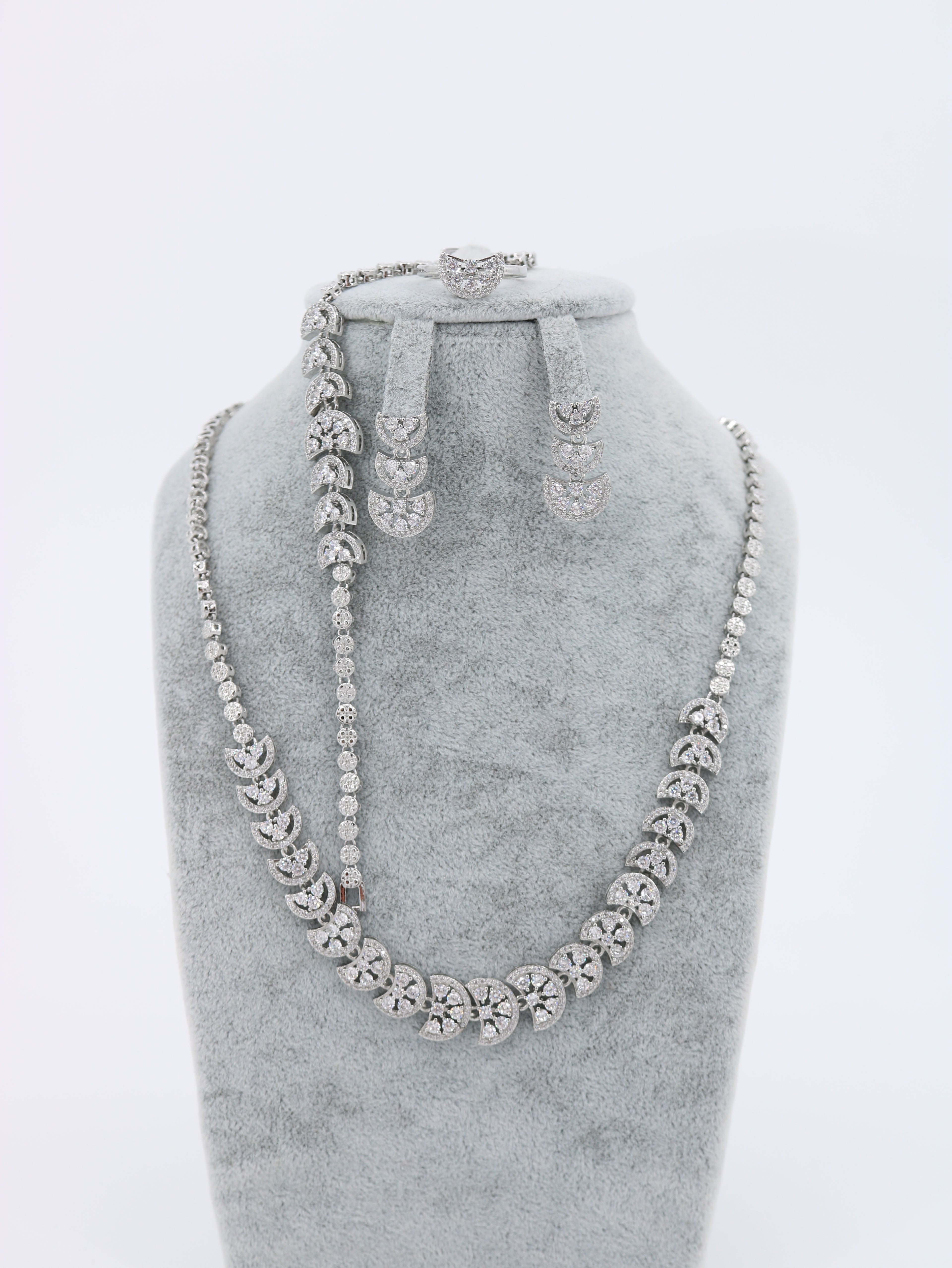 Earrings, Necklace & Bracelet