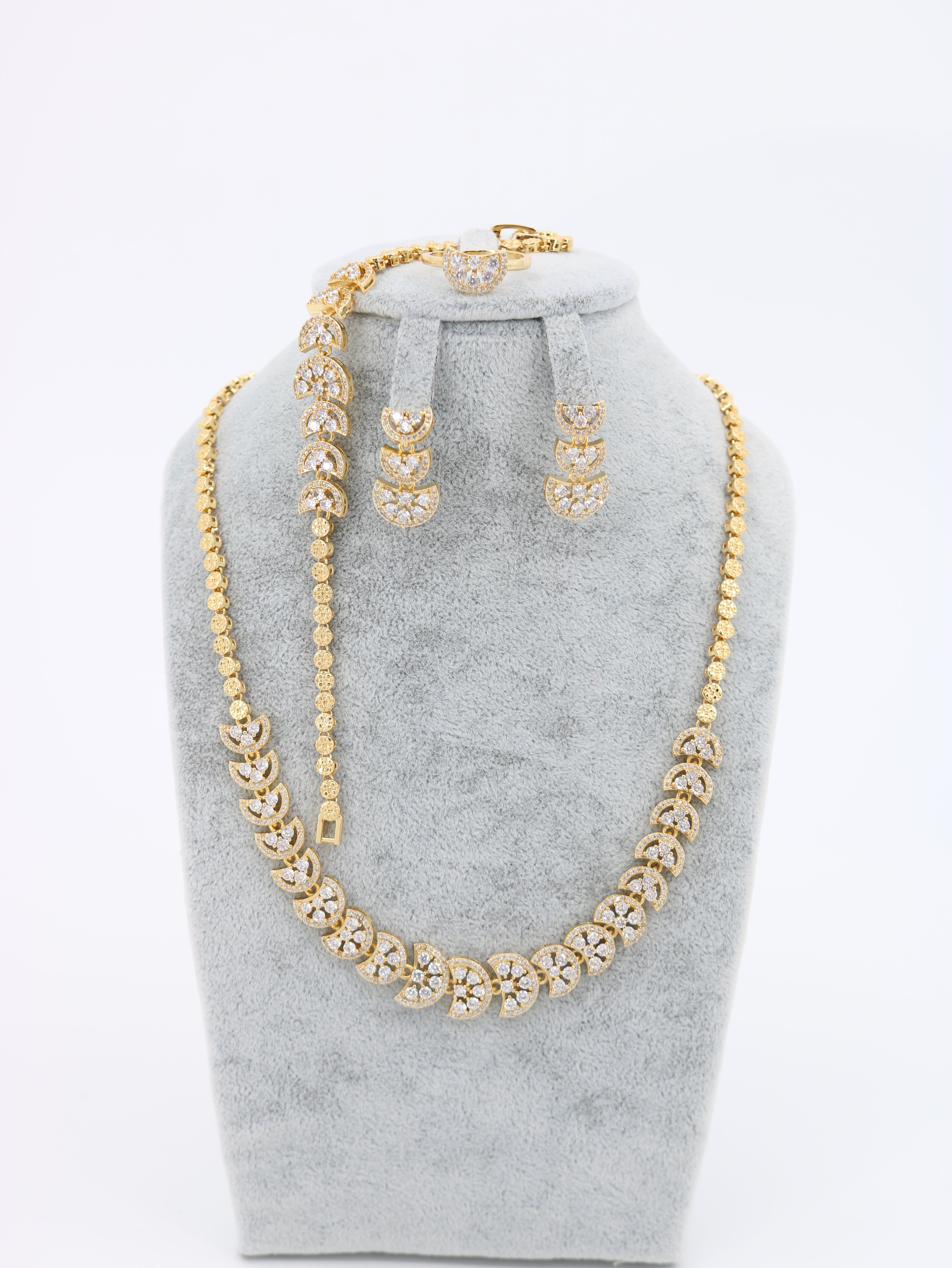 Earrings, Necklace & Bracelet