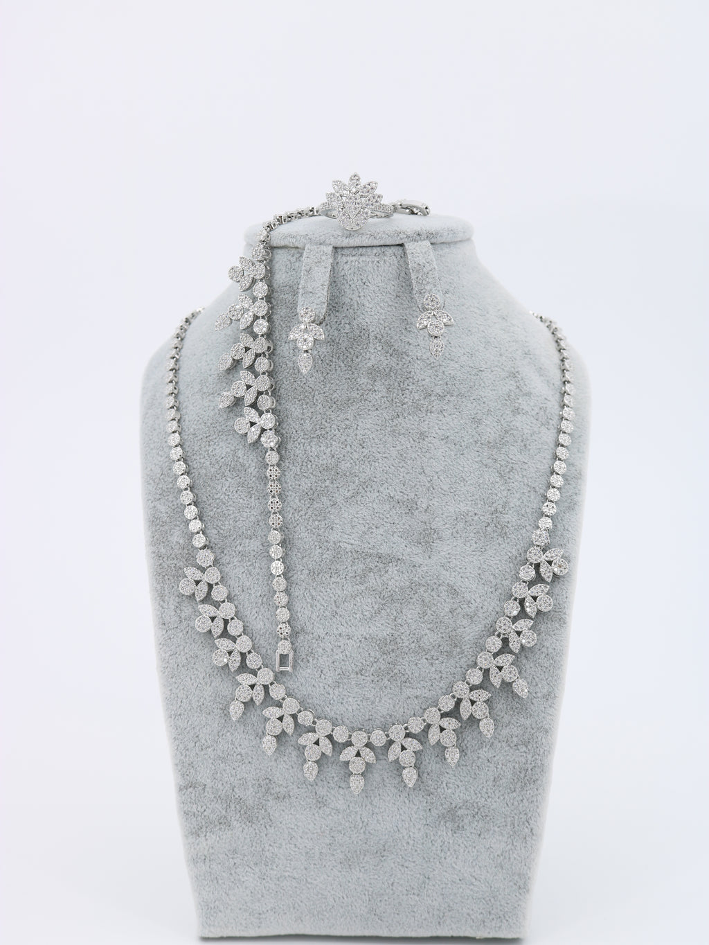 Earrings, Necklace & Bracelet