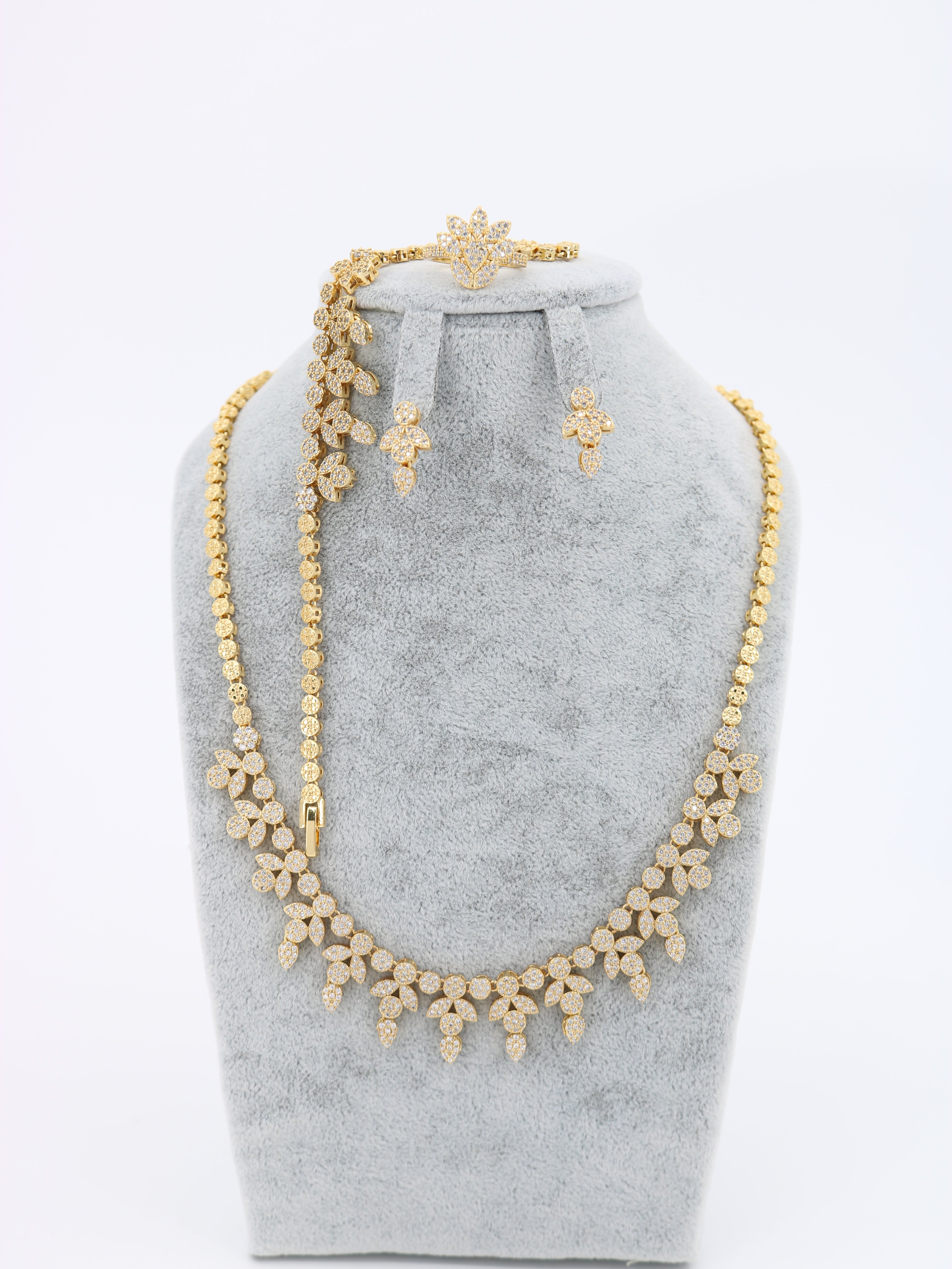 Earrings, Necklace & Bracelet