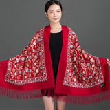 shawl high quality embroidery cashmere