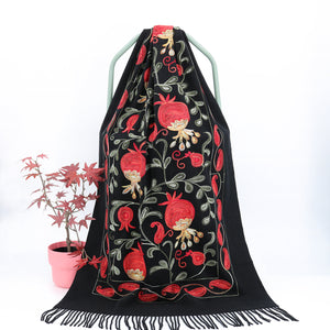 Winter Embroidery Cashmere Shawl