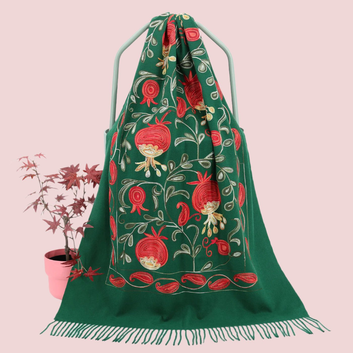 Winter Embroidery Cashmere Shawl Main image
