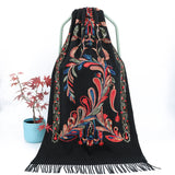 Winter Embroidery Cashmere Shawl