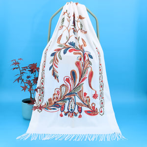 Winter Embroidery Cashmere Shawl