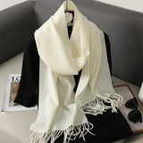 Pure Color Cashmere Scarf