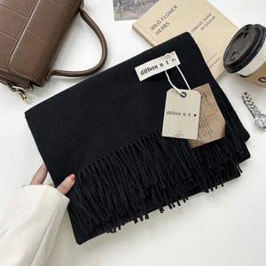 Pure Color Cashmere Scarf