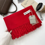 Pure Color Cashmere Scarf