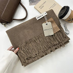 Pure Color Cashmere Scarf