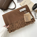 Pure Color Cashmere Scarf