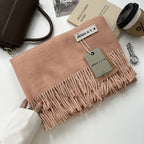 Pure Color Cashmere Scarf