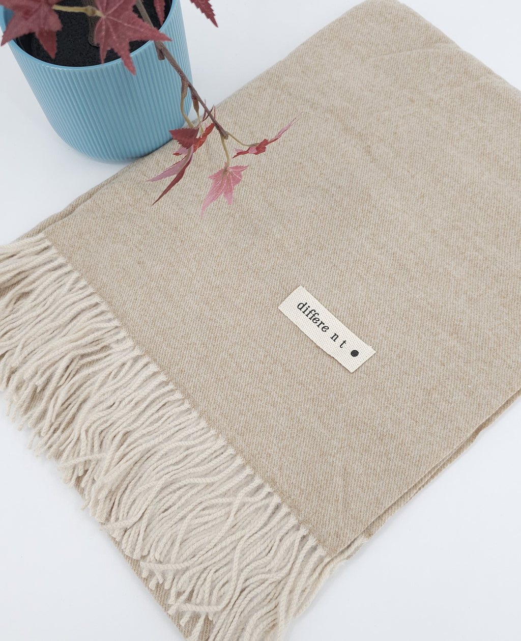 Pure Color Cashmere Scarf