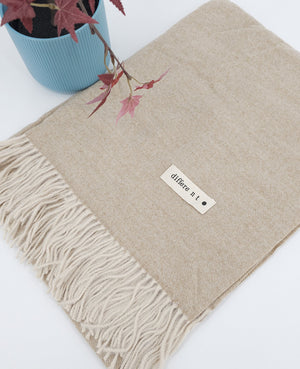 Pure Color Cashmere Scarf