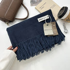 Pure Color Cashmere Scarf