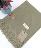 Pure Color Cashmere Scarf