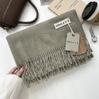Pure Color Cashmere Scarf