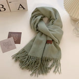 Pure Color Cashmere Scarf