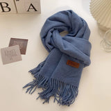 Pure Color Cashmere Scarf