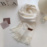 Pure Color Cashmere Scarf