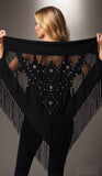 Silk Velvet Handmade Embossed Shawl