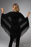 Silk Velvet Handmade Embossed Shawl