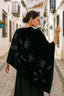 Silk Velvet Handmade Embossed Shawl