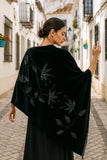 Silk Velvet Handmade Embossed Shawl
