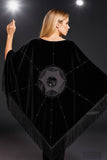 Silk Velvet Handmade Embossed Shawl