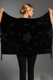 Silk Velvet Handmade Embossed Shawl