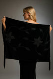 Silk Velvet Handmade Embossed Shawl