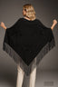Silk Velvet Handmade Embossed Shawl