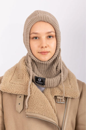 Knitted Wool Cap (Hijab)