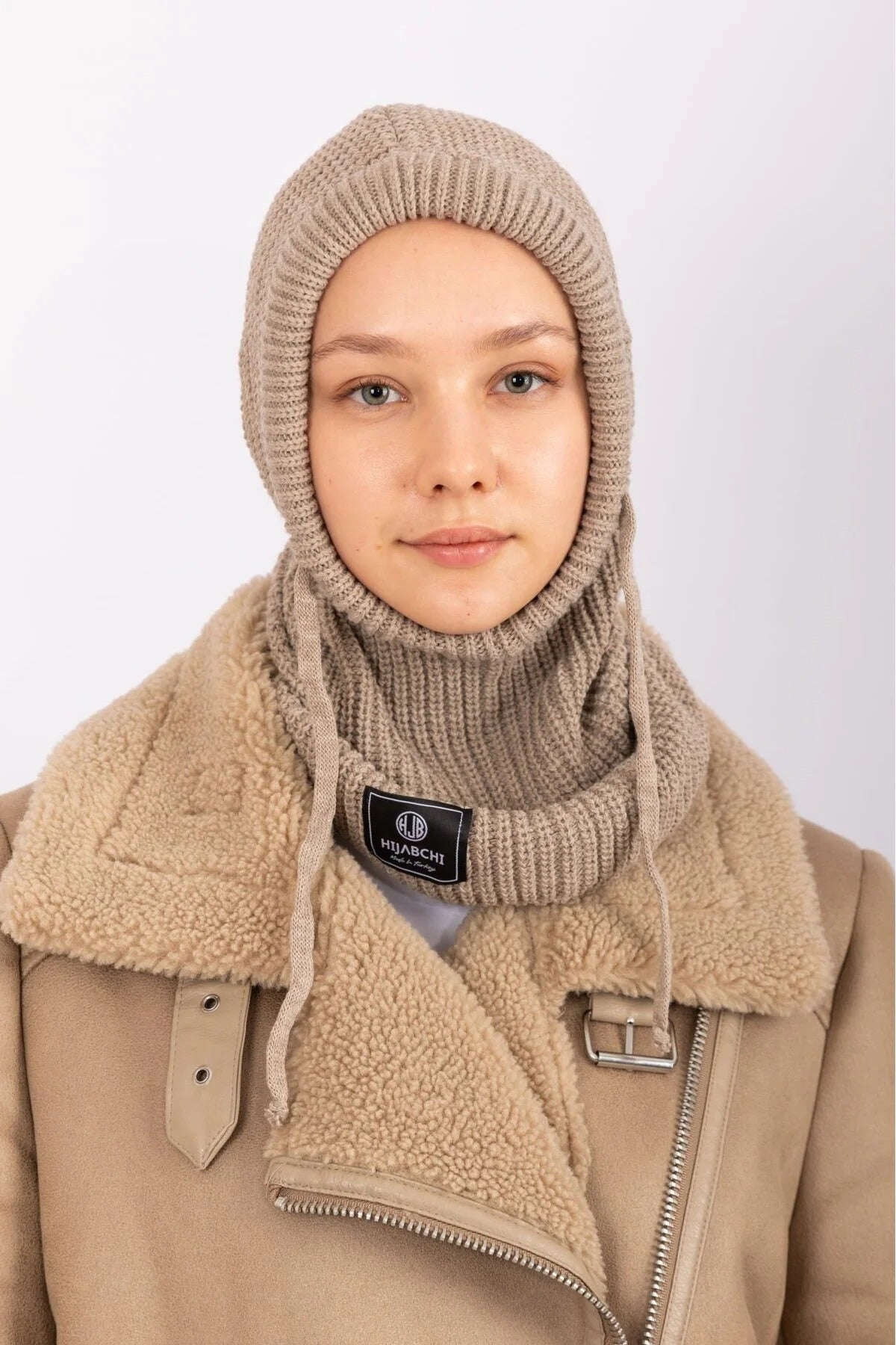 Knitted Wool Cap (Hijab)