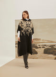 Women's  Flower Patterned Poncho