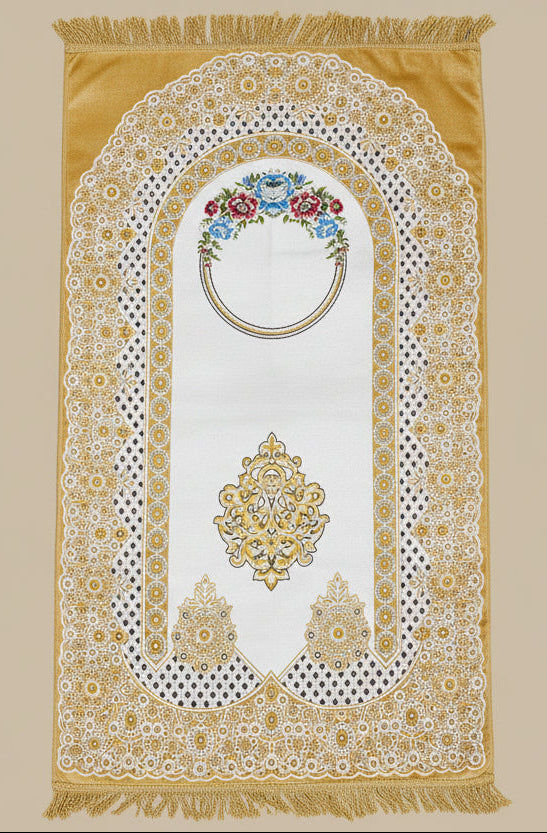 A Prayer rug with sponge lining
