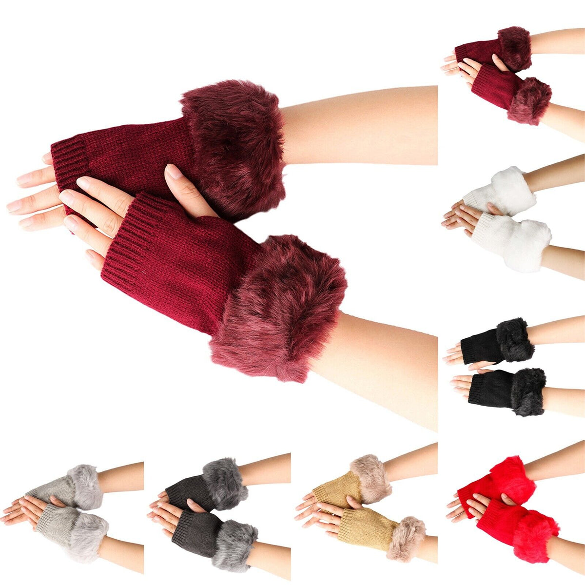 Arm Warmers Fingerless Gloves