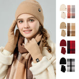 3pcs Winter Hat Scarf Glove Sets